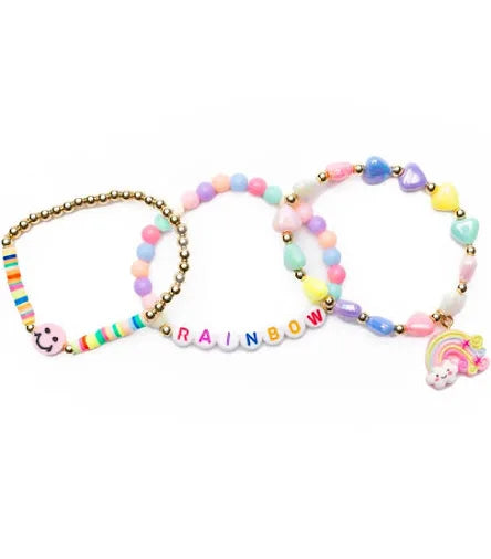 Rainbow Smiles Bracelet Set