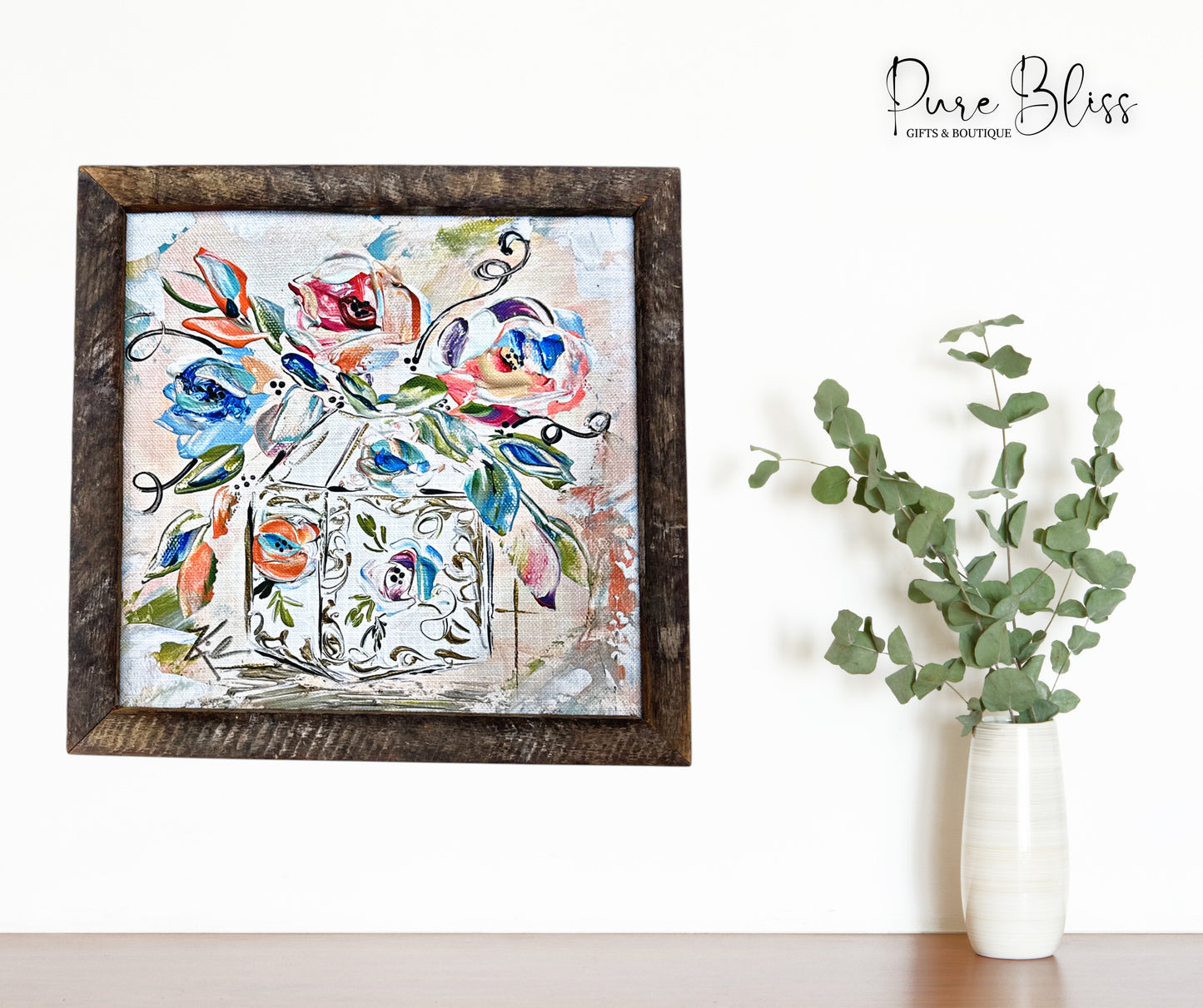 Abundance in Bloom 18x18