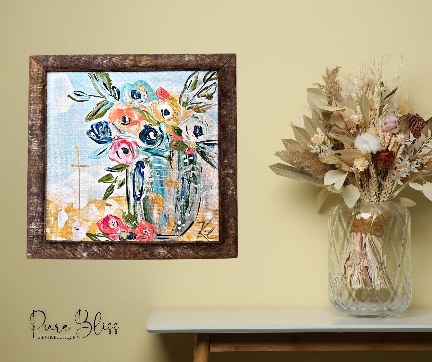 Blessings in Bloom Painting 18x18