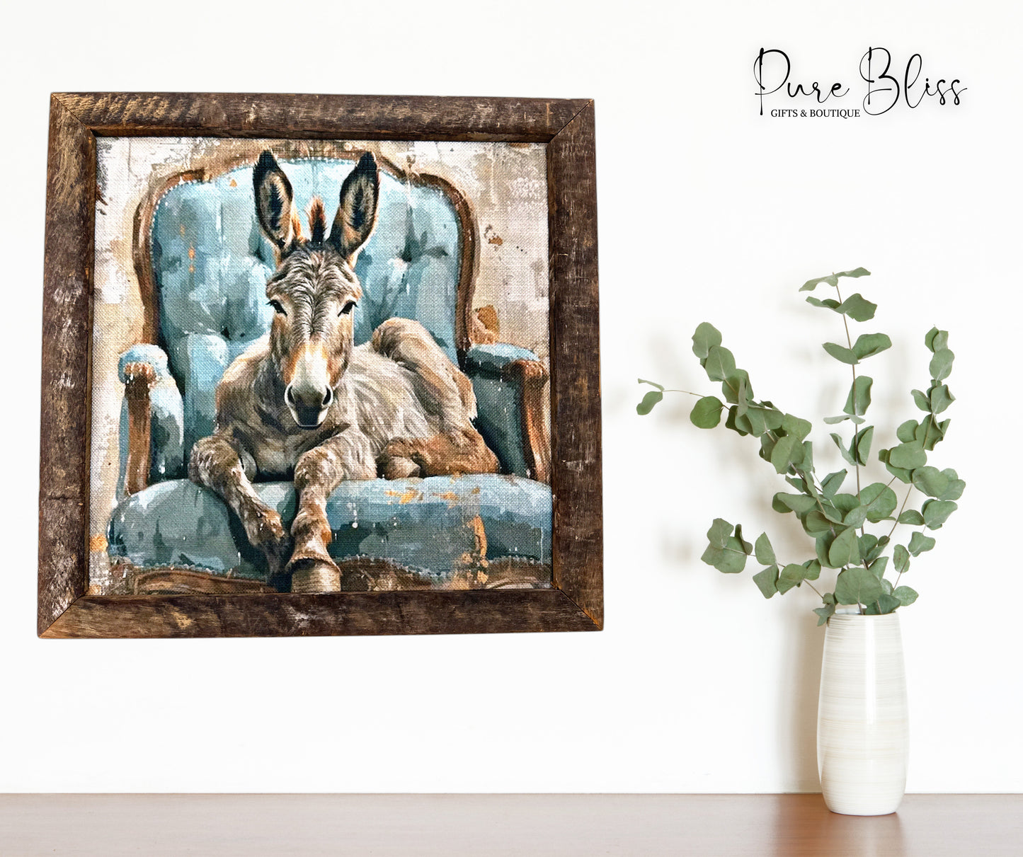 High Society Mule Painting 18x18