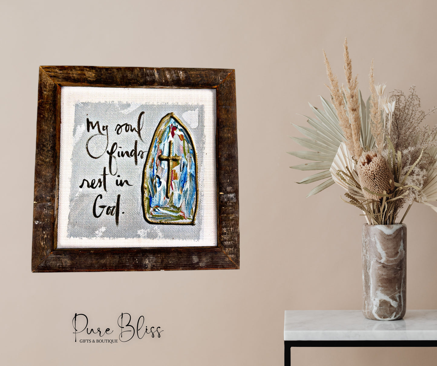 Rest In God Painting 12x12