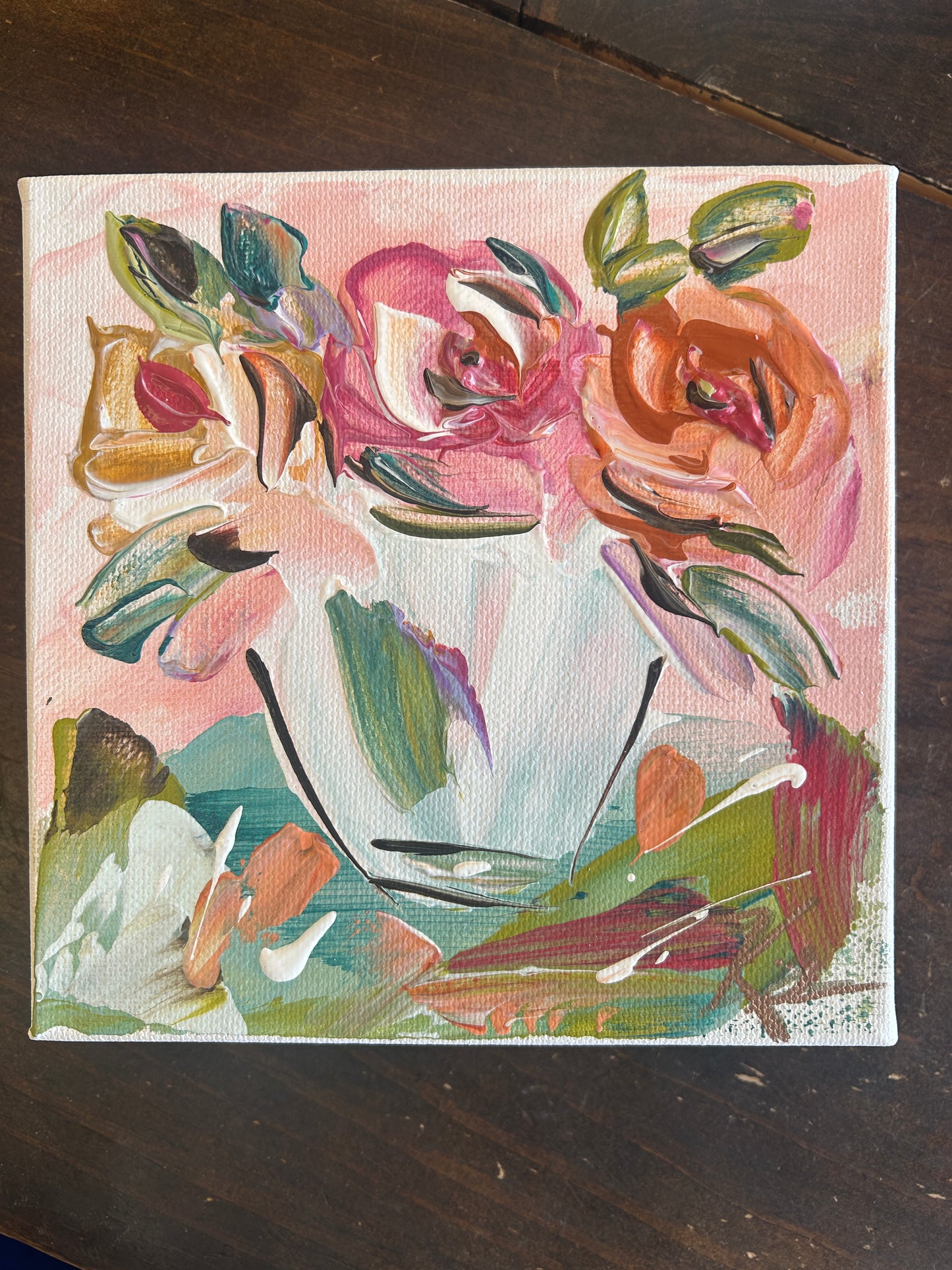 Flower Filled Canvas