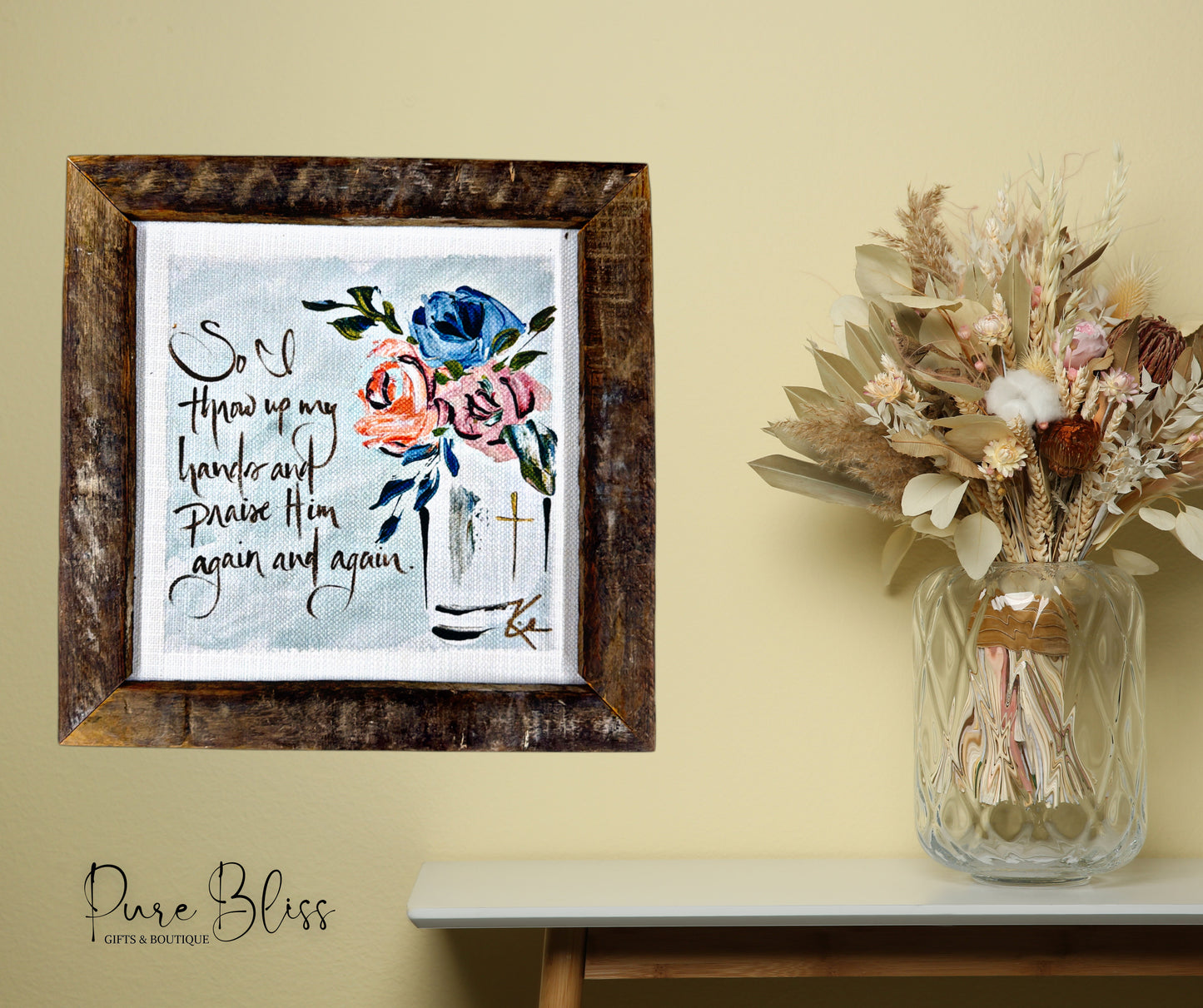 Praise Him Again Painting 12x12