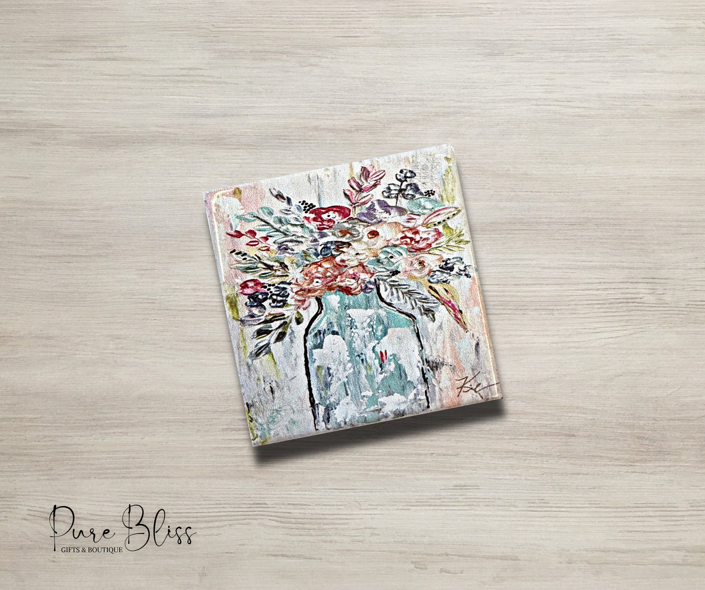 Floral Vase Coaster