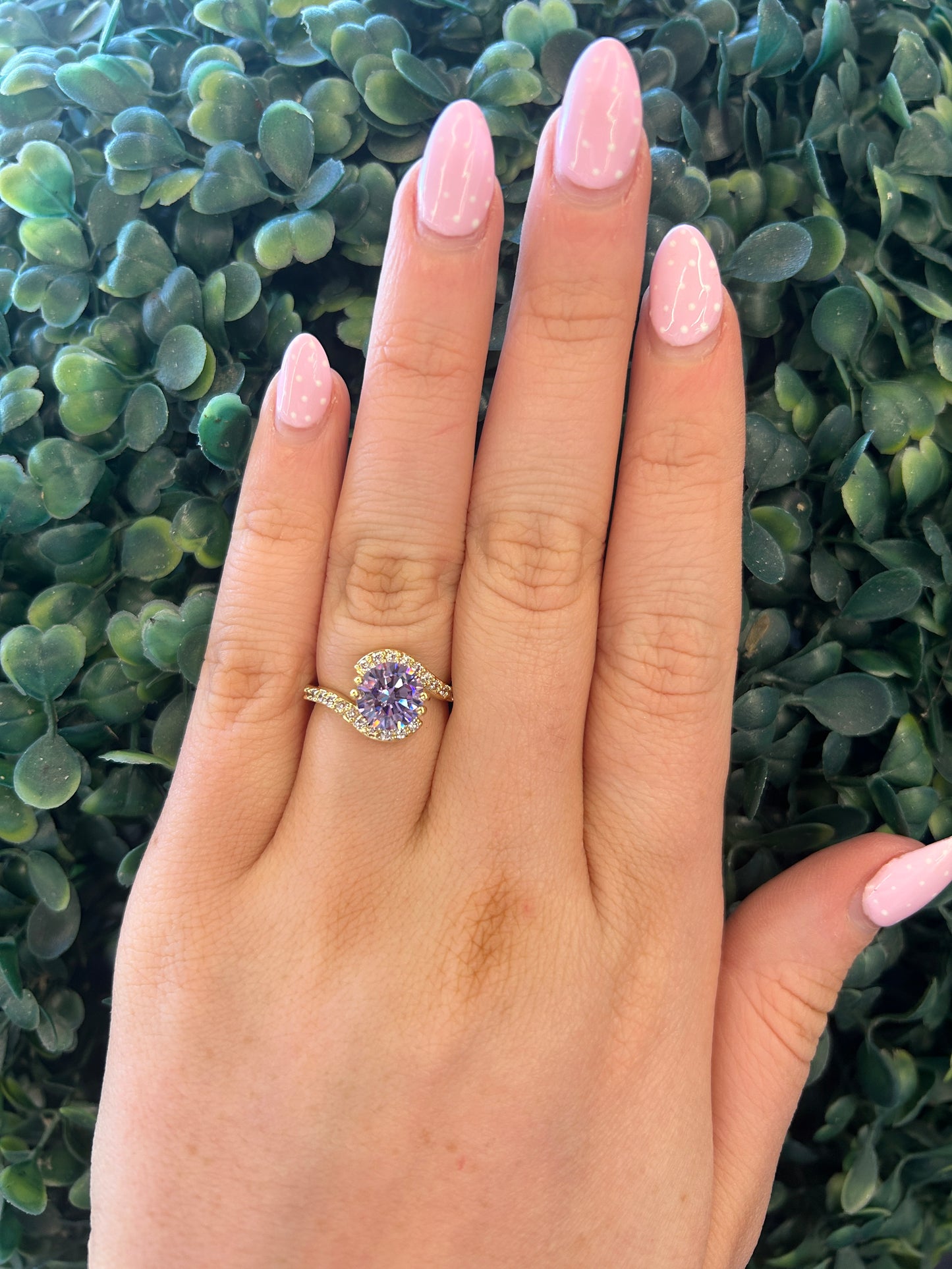 Golden Glams Diamond Ring