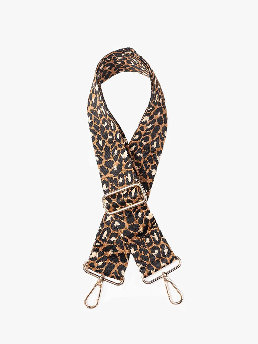 Leopard - Brown Guitar Strap