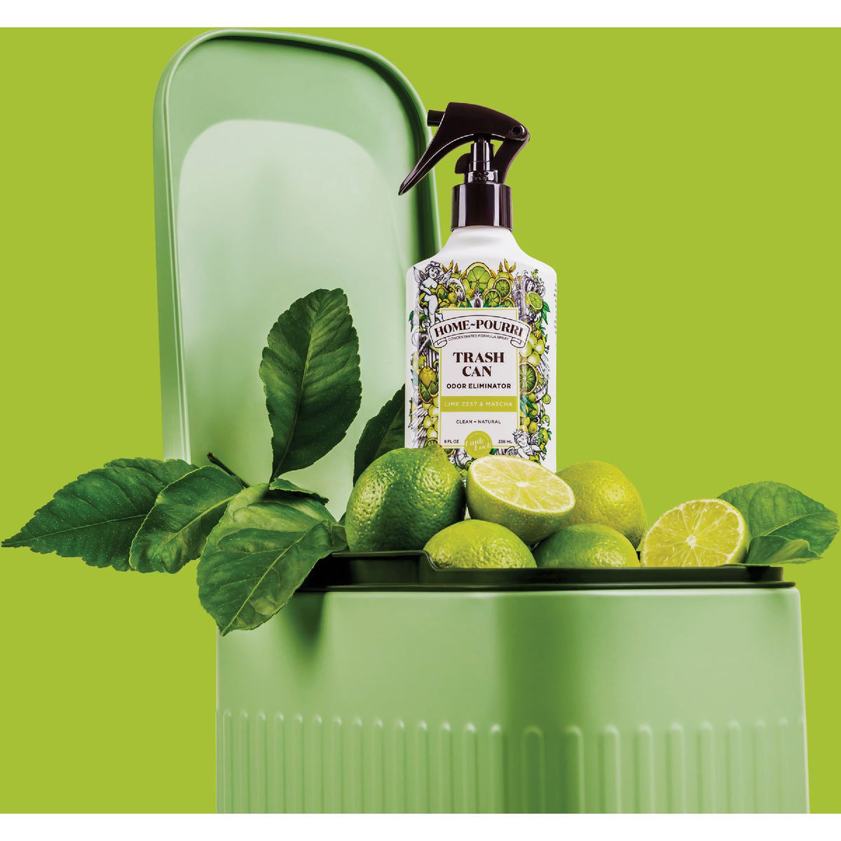 Poo-Pourri + Lime Zest & Matcha Trash Can Odor Eliminator