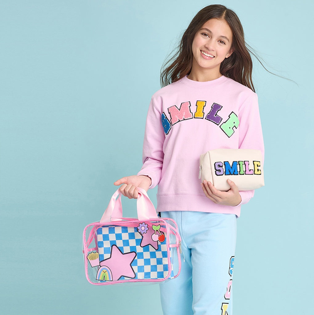 Smile Squad Cosmetic Trio Bag