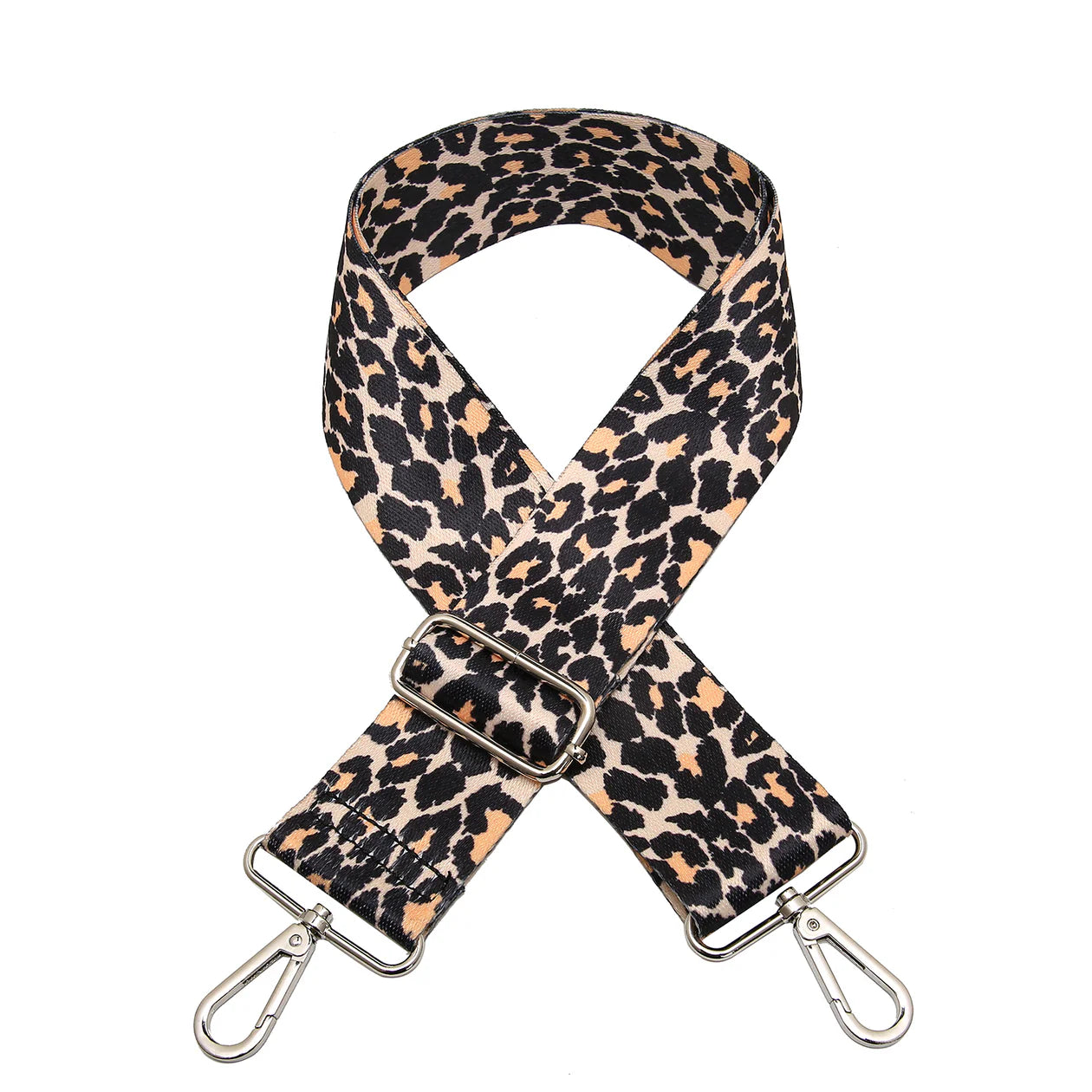 Leopard - Pink/Khaki Guitar Strap
