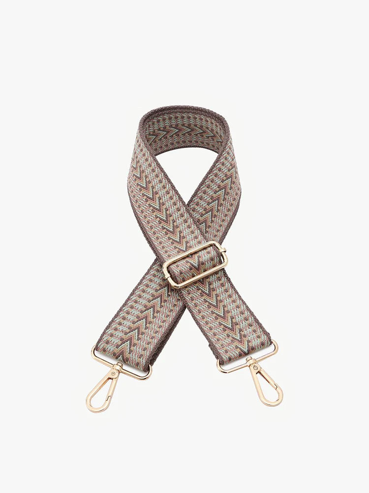 Arrowhead - Pink/Sage Guitar Strap