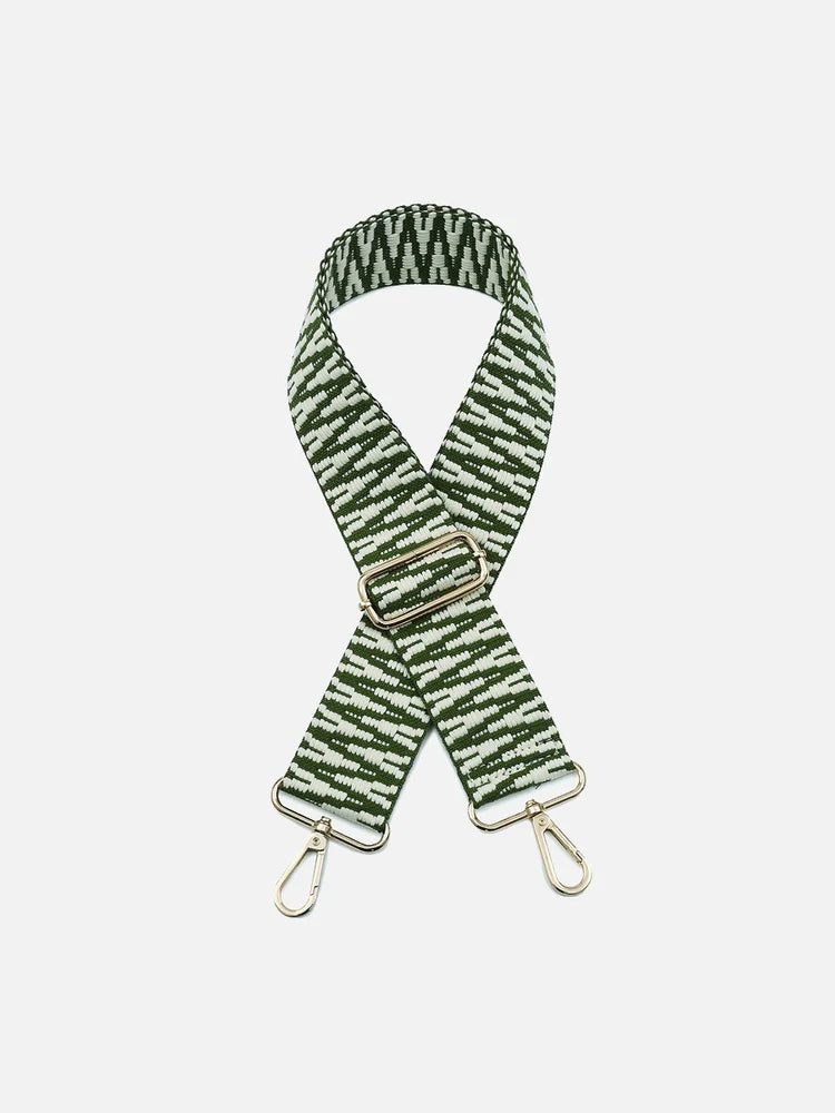 Aztec - Olive Guitar Strap