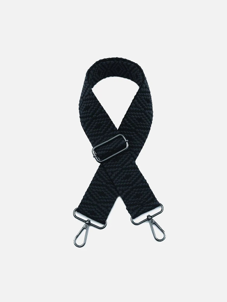 Aztec - Black Guitar Strap
