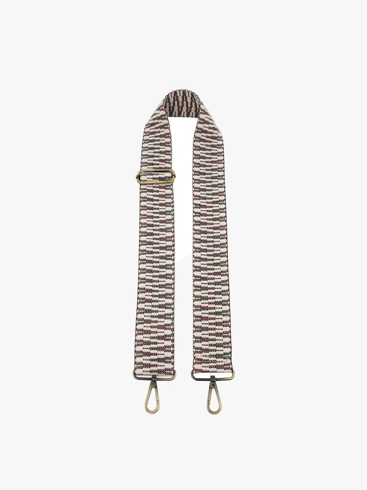 Aztec - Burgundy Guitar Strap