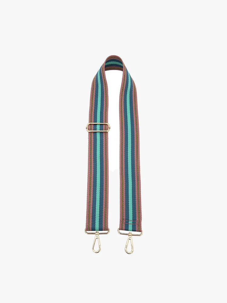 Striped - Mint/Teal Guitar Strap