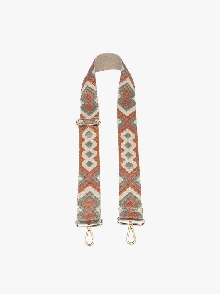 Bohemain - Camel/Sage Guitar Strap