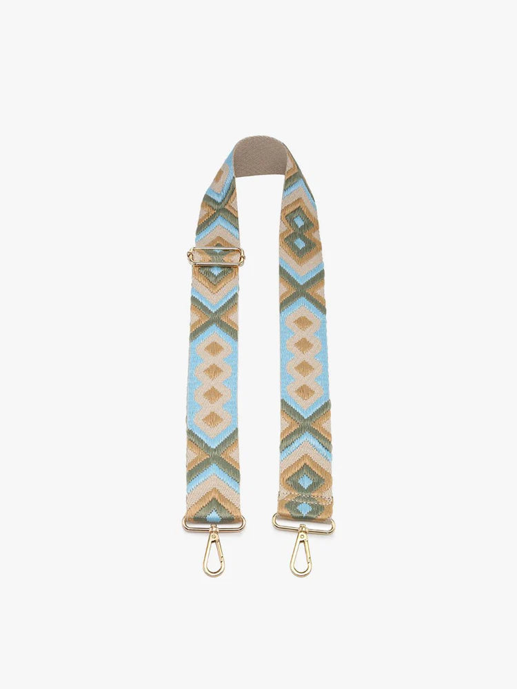Bohemain - Sage/Aqua Guitar Strap
