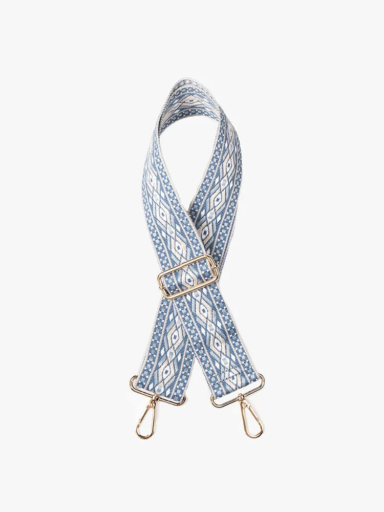 Diamond - Blue/Light Blue Guitar Strap