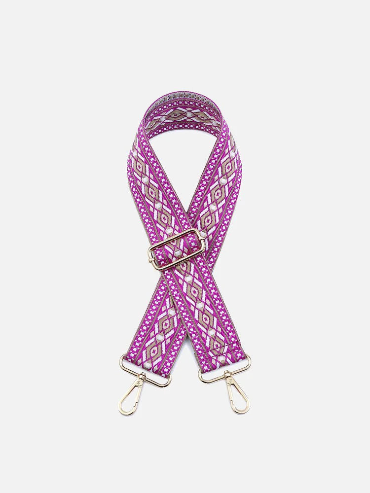 Diamond - Hot Pink Guitar Strap