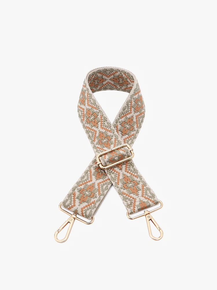 Tribal - Sage/Tan Guitar Strap