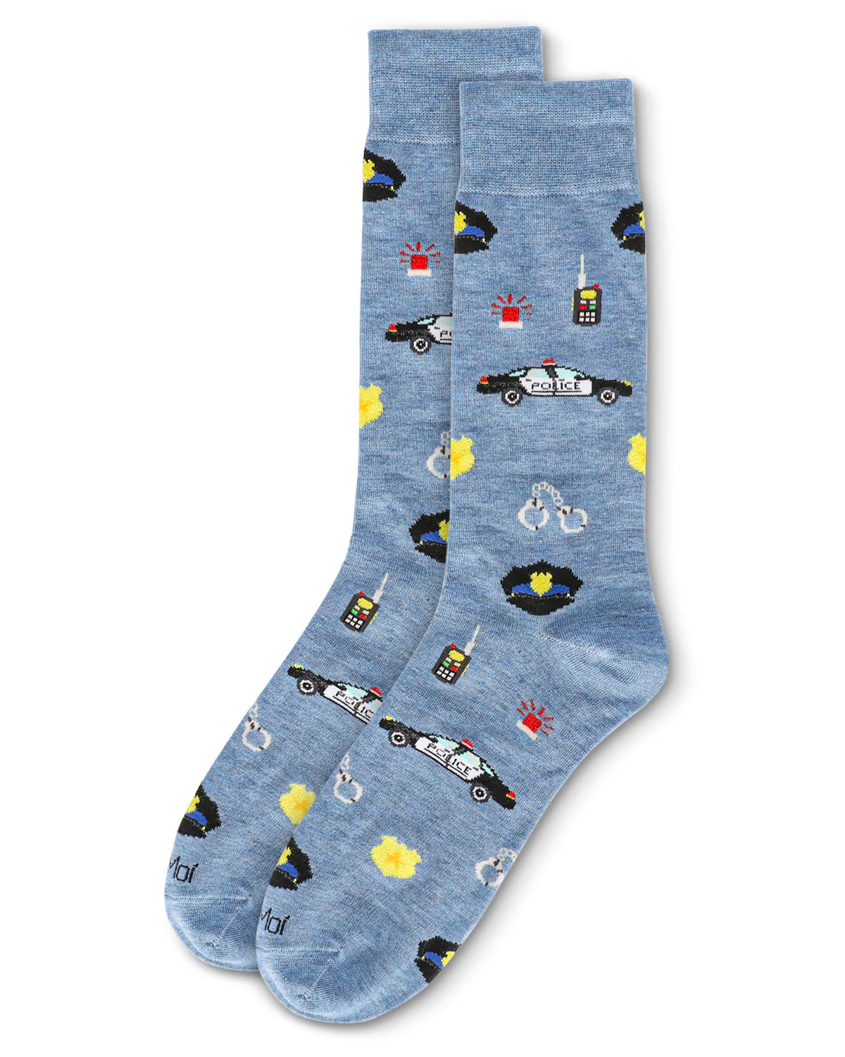 Police Bamboo Men’s Crew Socks