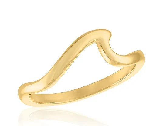 Gold Wave Ring