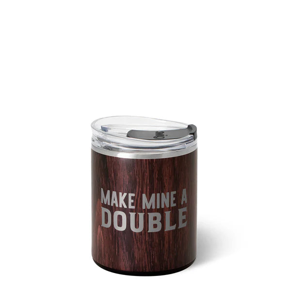 Make Mine a Double Lowball Tumbler 12 oz. Cup