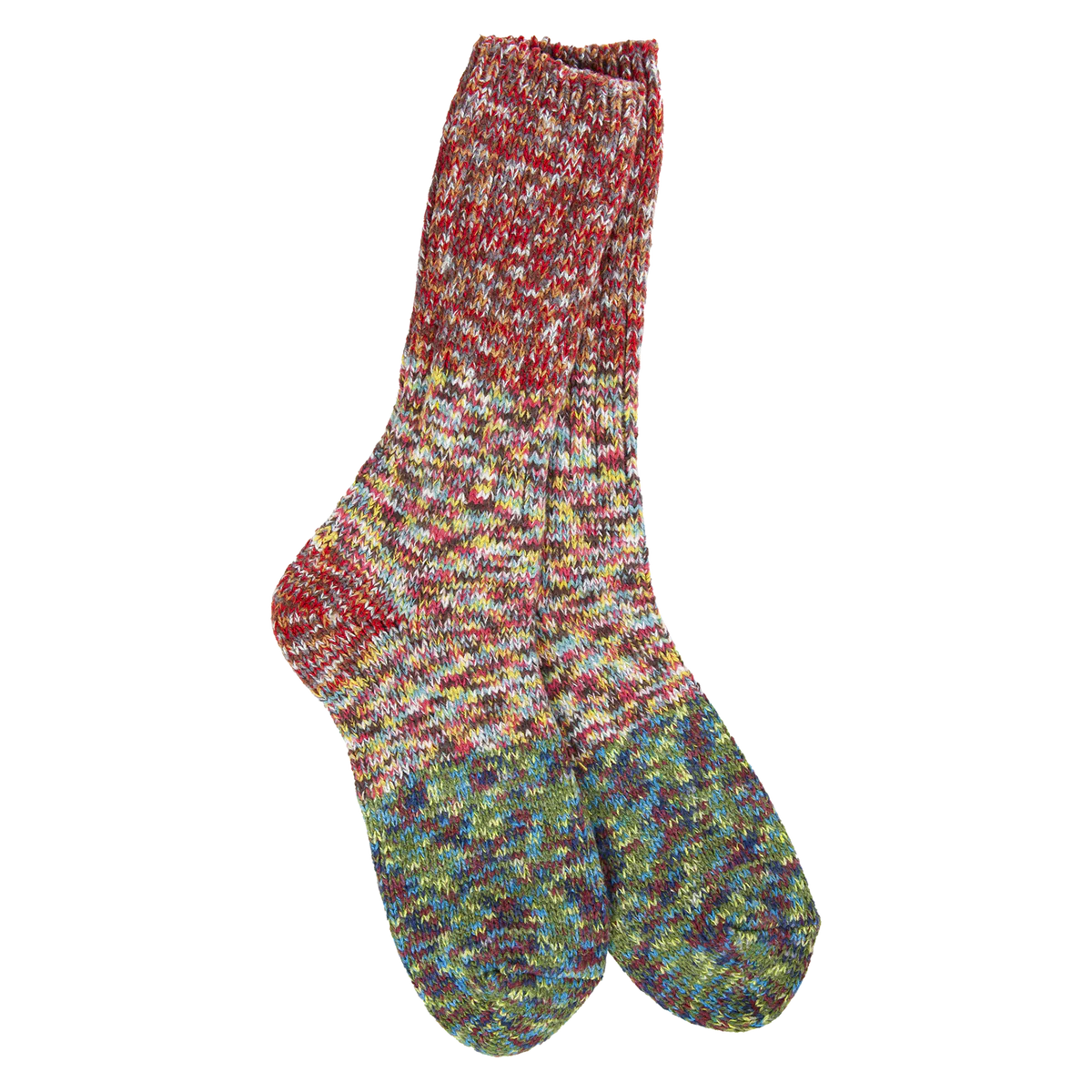 World's Softest Socks + Weekend Crew Ragg Colorblock