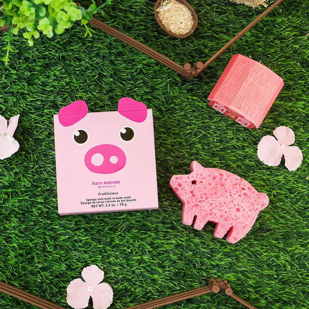 Spongelle Farm Animals Peggy Pig- Fruitilicious