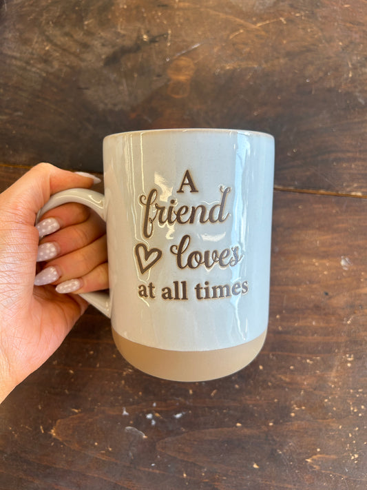 A Friend Loves Pottery Mug