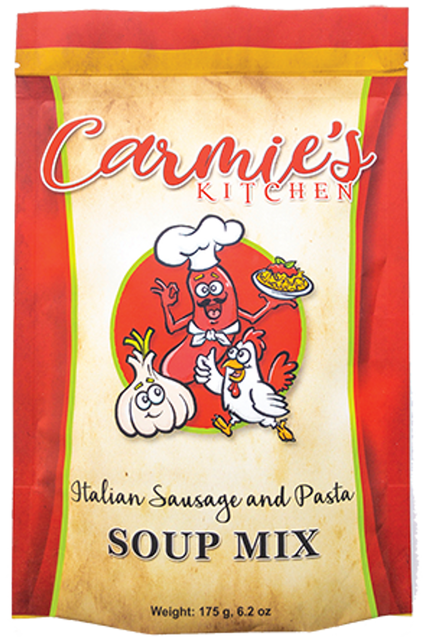 Italian Sausage and Pasta Soup Mix - Carmie's Kitchen