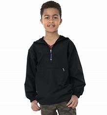Youth Black Pack-N-Go Pullover
