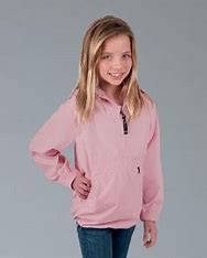 Youth Pink Pack-N-Go Pullover