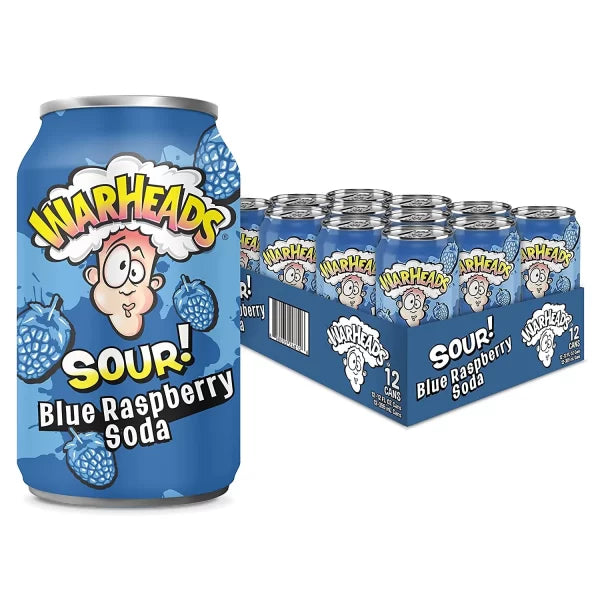 Warheads Sour! Watermelon & Blue Raspberry Soda