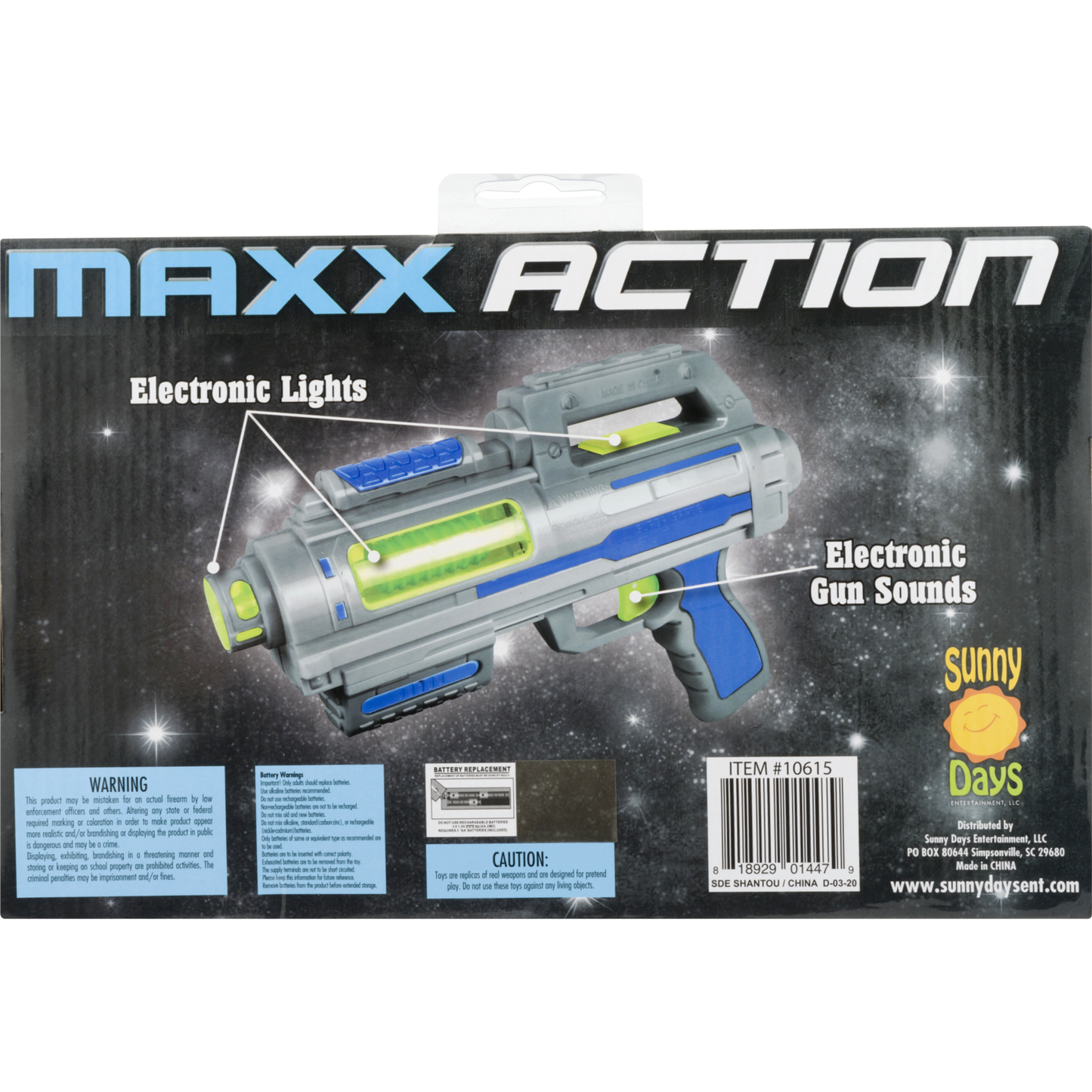 Maxx Action Galactic Series Lights & Sounds Blaster Toy