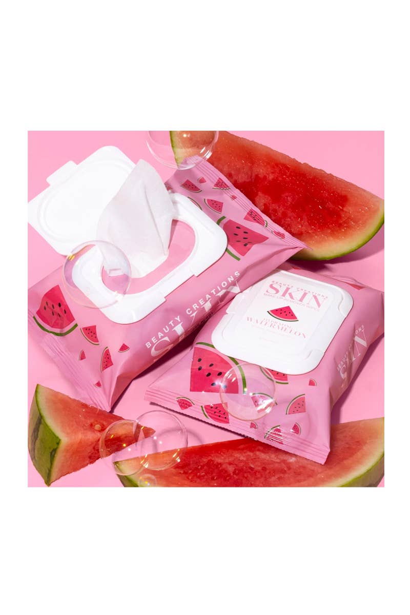 Beauty Creations SKW-01 Makeup Remover Wipes Watermelon - 6