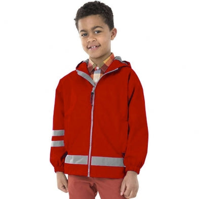 Kid's Red Raincoat