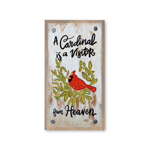 Visitor from Heaven Driftwood Happy Block