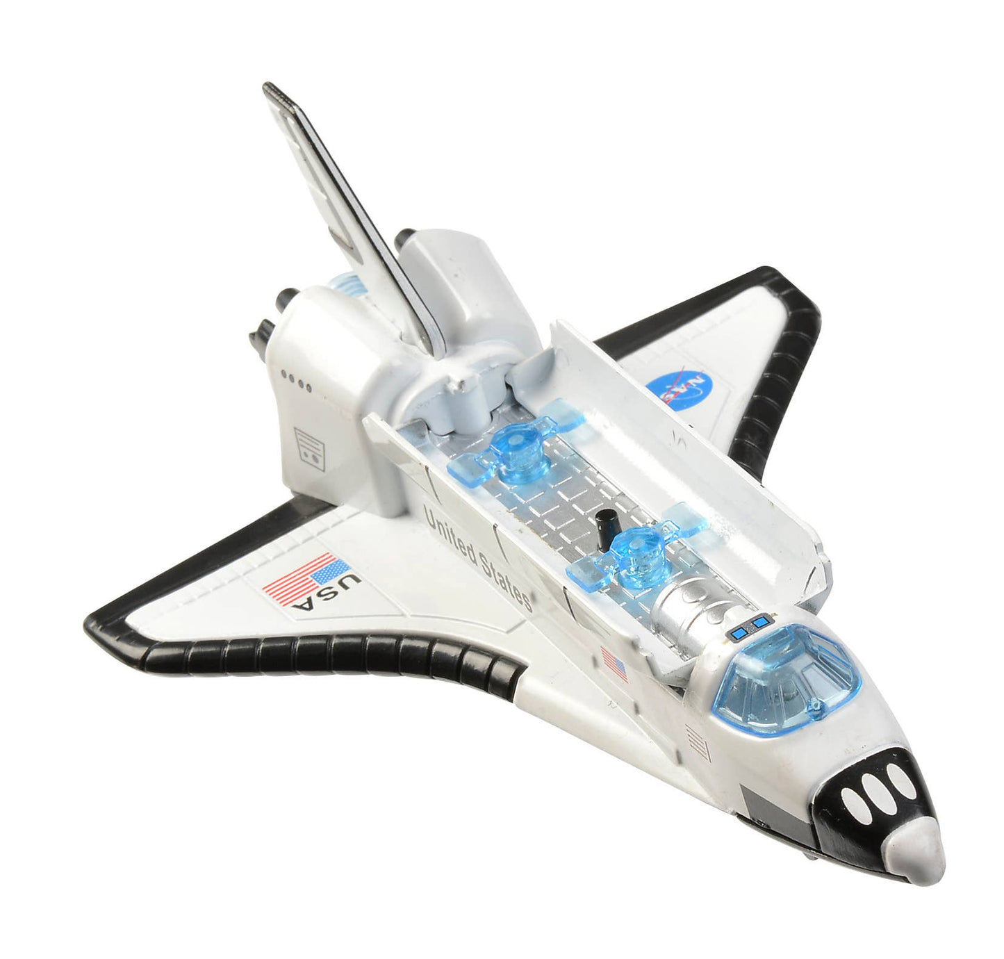 Pull Back Space Shuttle W/Lights & Sound Individual Box