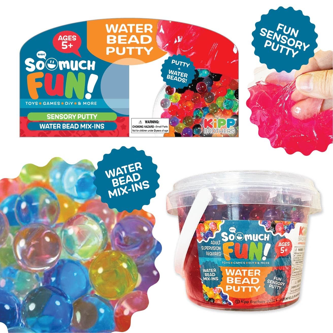 So Much Fun! Water Bead Putty Buckets