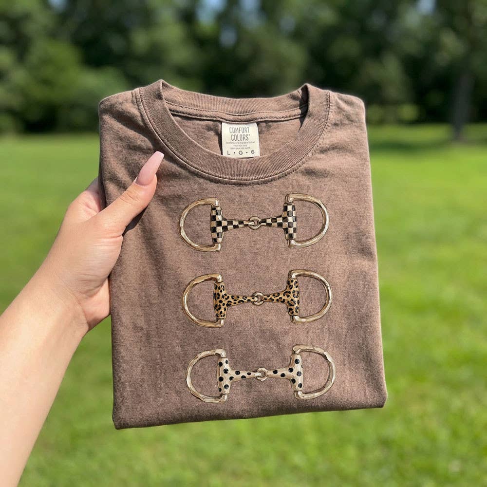 Adult - Western Horse Bit Trio Tee