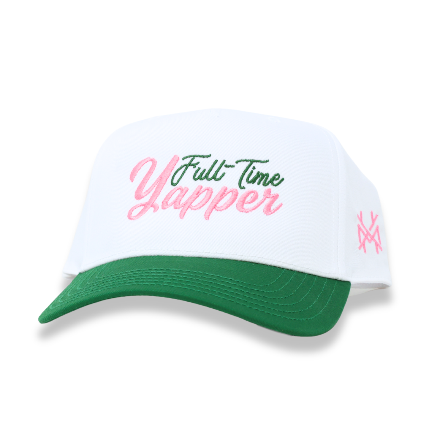 Full-Time Yapper: Retro Kelly Green/White