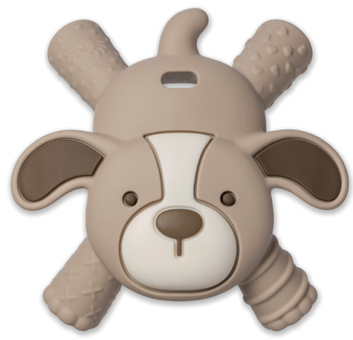 Ritzy Teether Baby Molar Teether: Puppy