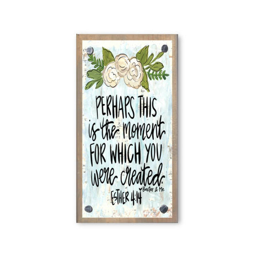 Moment You Were Created Driftwood Happy Block