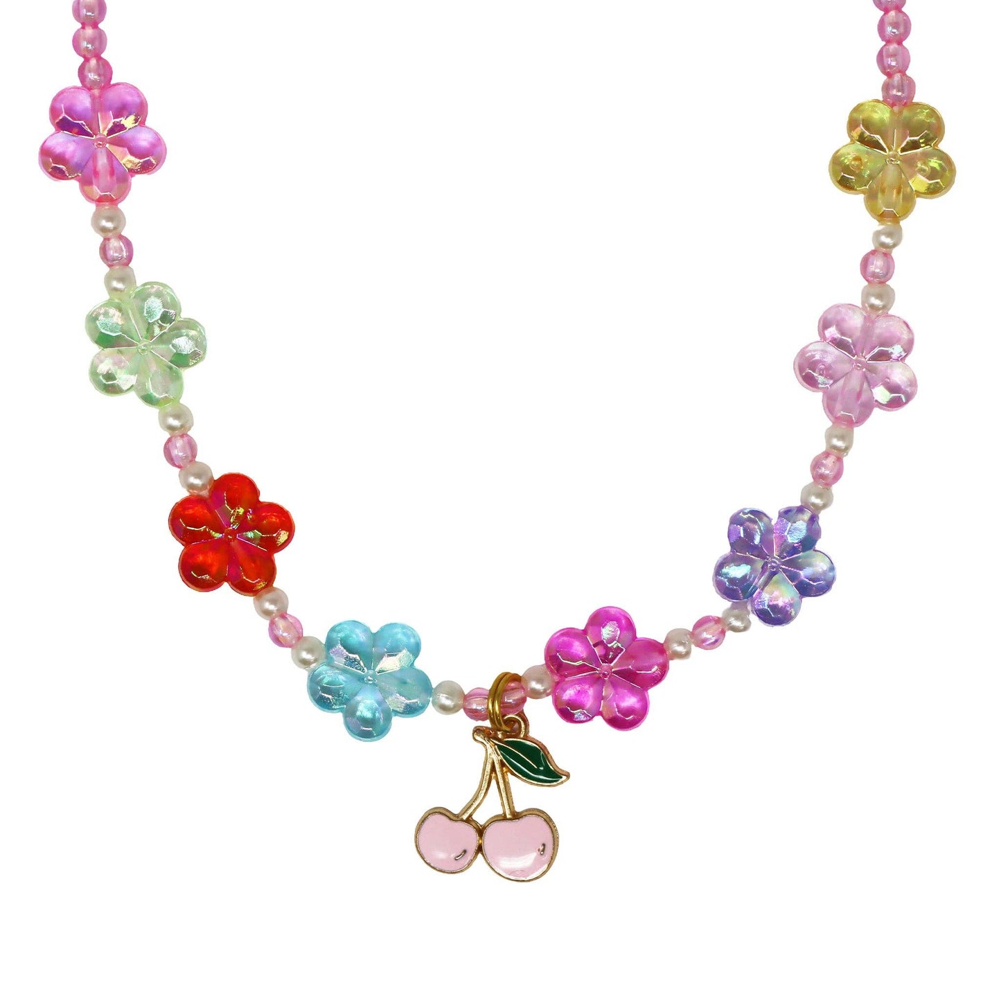BFF Cherry Friendship Necklace Set