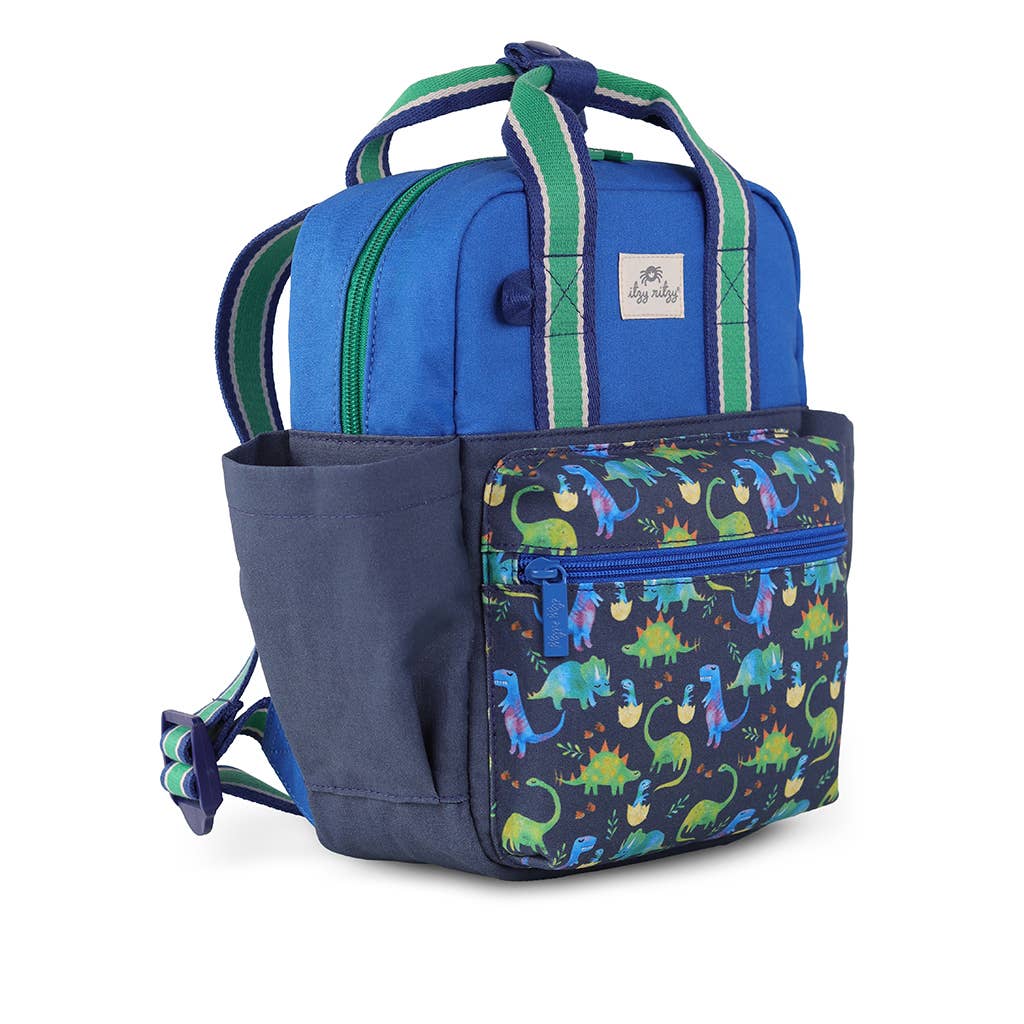 Itzy Bitzy Toddler Backpack: Raining Dinos