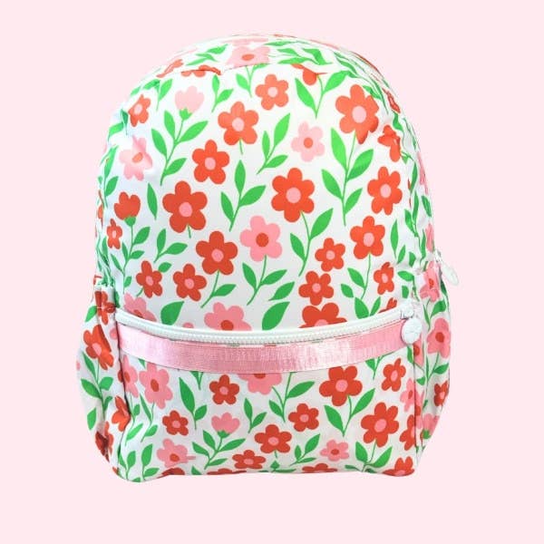 In Bloom ~WIPEABLE~ Medium Backpack w/ Pockets
