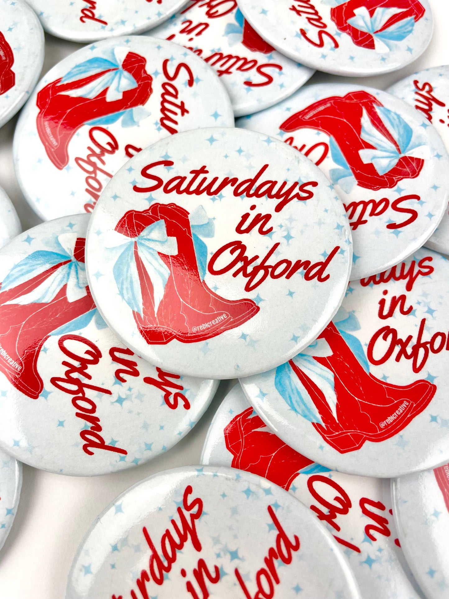 Boots and Stars - Oxford - Game Day Button