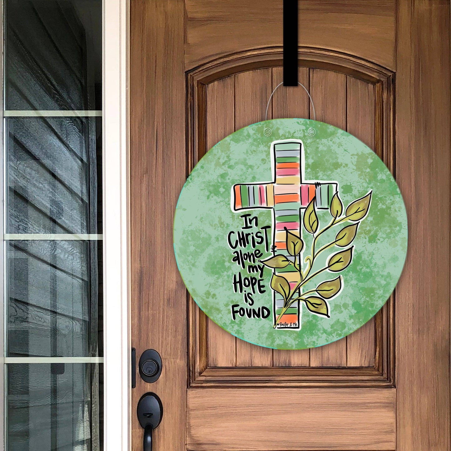 In Christ Alone Door Hanger