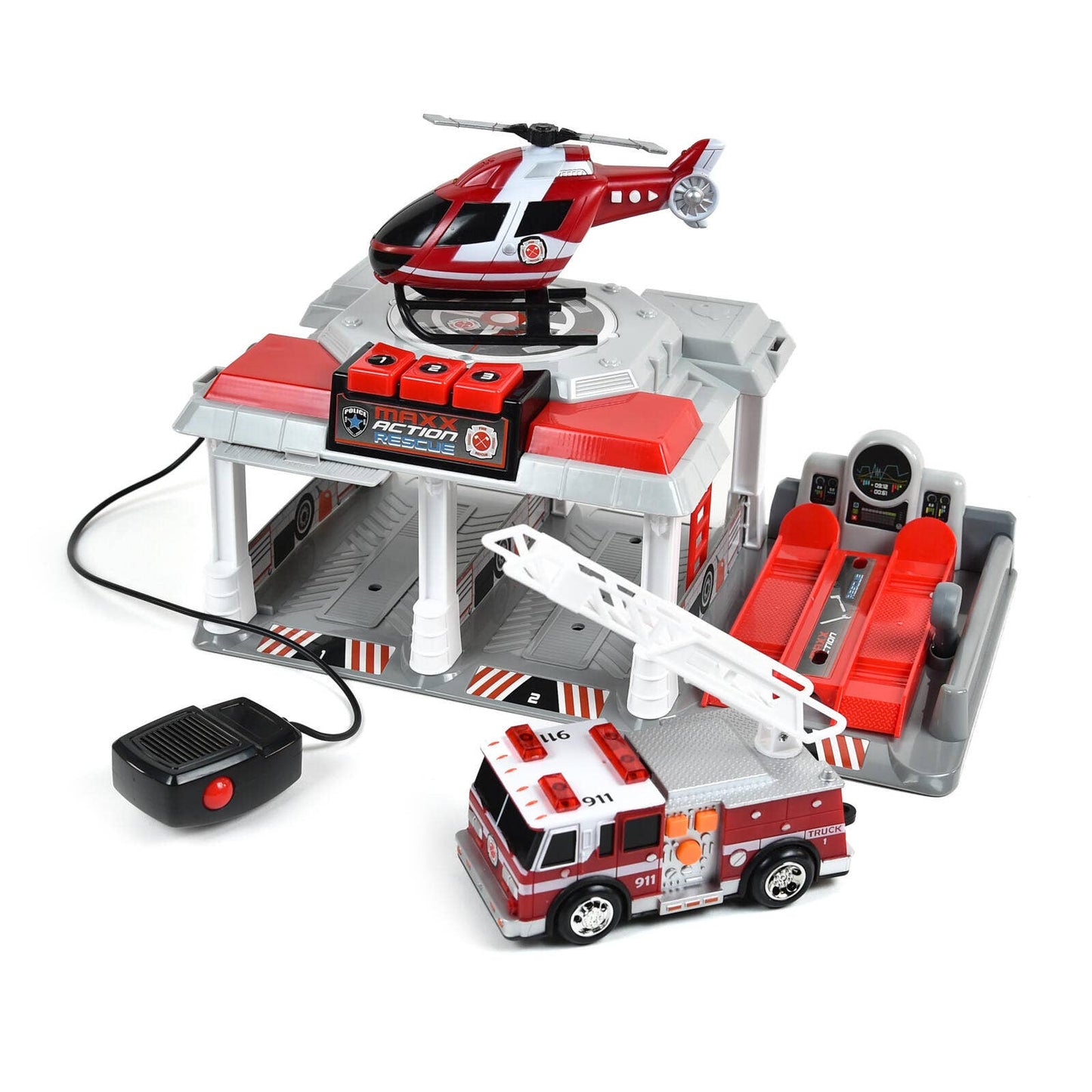 Maxx Action Fire & Rescue Garage Playset