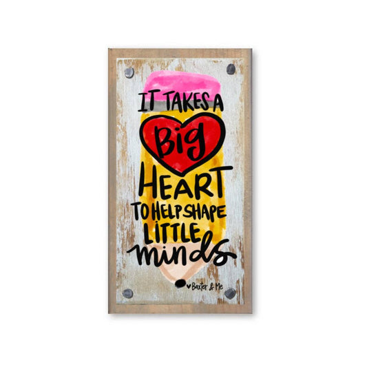 Shape Little Minds Driftwood Happy Block